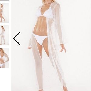 Wishing on a Star Studded Kimono Cover-Up